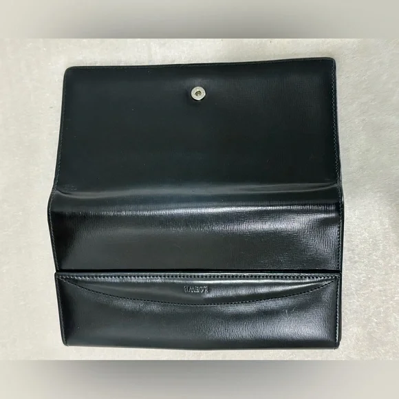 EUC Loewe Anagram Black Leather Wallet - Picture 7 of 9